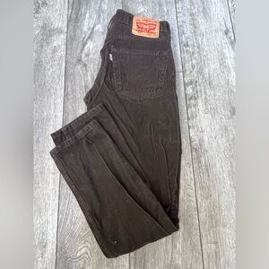 Levi's 511 Slim fit Men's Dark Brown Corduroy Jeans